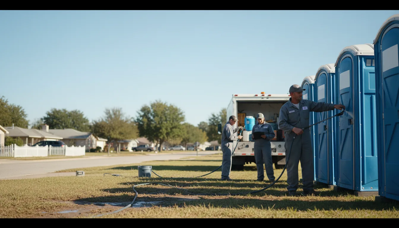 Long-Term Portable Toilet Rental in Trophy Club, TX near me